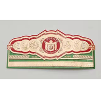 Étiquette de cigare feuille d'or en papier de haute qualité à bas prix Logo de cigarette imprimé personnalisé auto-adhésif