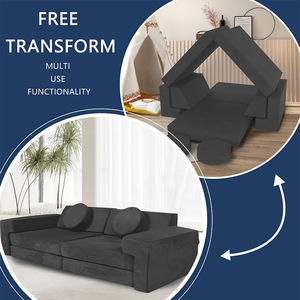 Conjunto de sofá de espuma DIY educativo para niños, diseño moderno para muebles de sala de juegos infantiles - Product Image 1