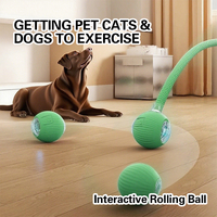 Balles de chat automatiques à gravité intelligente Mascottes électriques Interactive Speedy Tail Cat Toy Ball Pet Interactive & Movement Toys