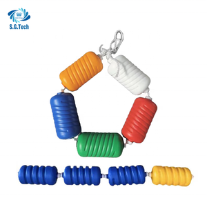 Cuerda de señalización de carriles de natación Water Crown Competition con discos para piscinas estándar olímpicas - Product Image 5