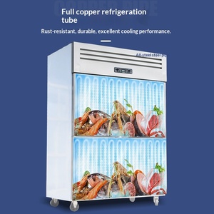 Refrigerador Vertical Comercial de Cuatro Puertas con Doble Temperatura y Funciones de Conservación de Frescura, Comercial E - Product Image 3