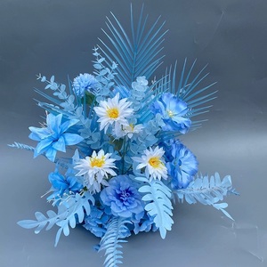 3pcs Lotus en soie réaliste Arrangement de fleurs artificielles pour arche de mariage Table de bienvenue Fête des mères Saint Valentin Graduation - Product Image 5