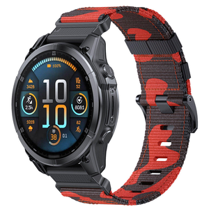 Bracelet de montre en nylon tissé à ajustement rapide personnalisé, bracelet de sport respirant pour Garmin Fenix 8 Tactix Instinct - Product Image 2