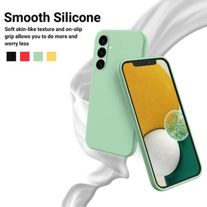 Custodia in <span class=keywords><strong>Silicone</strong></span> Liquido TPU con Protezione per Obiettivo per <span class=keywords><strong>Samsung</strong></span> Galaxy A16 A06 A05 A05S S24 <span class=keywords><strong>FE</strong></span> A25 5G M35 F14 M14 - Product Image 4