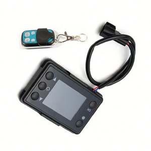 Controlador de Interruptor LCD Negro M-Pull de 12V con Control Remoto de 5 Botones para Calefactores de Automóviles (Diésel y Estacionamiento) - Product Image 1