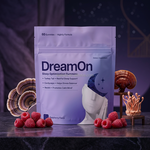 เยลลี่เห็ดหลินจือ ไทร์เทล คอร์ไดเซปส์ รสราสเบอร์รี่ สำหรับช่วยการนอนหลับ ผลิตแบบ OEM แบรนด์ส่วนตัว ขายส่ง - Product Image 1