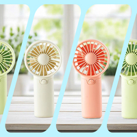 Mini ventilateur de poche mignon, ventilateur portable à piles pour la maison, la voiture, l'hôtel, le camping-car, l'extérieur