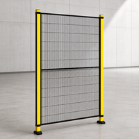 Installation de clôture de sécurité pour robot modulaire, sans soudure, facile à assembler