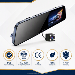 Cámara para Coche con Espejo Retrovisor de 4.5 Pulgadas, Doble Lente, 1080P, Visión Nocturna, Grabación en Bucle, Sensor G, Modo de Estacionamiento, Opcional, DVR - Product Image 3