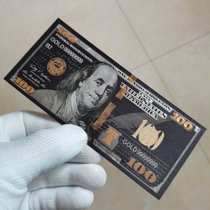 Banconota da 100 Dollari in Foglia d'Oro - Accessori <span class=keywords><strong>di</strong></span> Alta Qualità per Feste, Oggetti <span class=keywords><strong>di</strong></span> Scena per Foto e <span class=keywords><strong>Film</strong></span>, e Accessori per Animali Domestici - Product Image 6