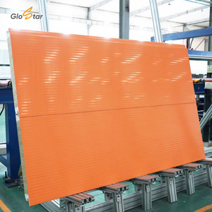 Panel Sándwich de Acero con Aislamiento de Lana de Roca Ignífuga Glostar A1, Panel de Purificación, Placa de Techo, Prevención de Incendios - Product Image 6