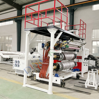Machine de production de planches de sol en vinyle SPC Dingkun, ligne d'extrusion de revêtements de sol PVC LVT à double vis, haute vitesse, automatique