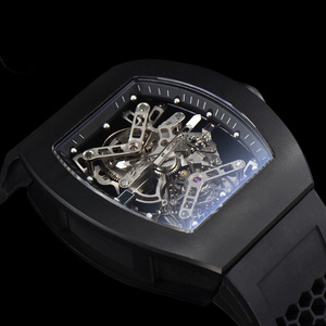Montre mécanique sportive pour homme tendance, haute qualité, étanche, design squelette - Product Image 3