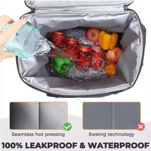 <span class=keywords><strong>Mochila</strong></span> Nevera Portátil Reutilizable, Aislada, Hermética, <span class=keywords><strong>Térmica</strong></span> e Impermeable para Entrega <span class=keywords><strong>de</strong></span> Comida, Camping y Picnic - Product Image 5