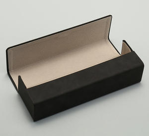 Eyeglass <strong>Case</strong> Storage Vintage Sunglasses <strong>Case</strong> 2025 Custom Packaging Box Square Sunglasses Leather <strong>Case</strong> - Product Image 5
