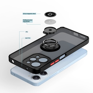 <span class=keywords><strong>Cover</strong></span> Posteriore Antiurto Opaca in PC e TPU con Supporto per Telefono Xiaomi Redmi 12 4G Note12 <span class=keywords><strong>Pro</strong></span> - Product Image 2