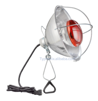 Lampe chauffante de poulet en aluminium de 10 \ "pour reptiles et volailles avec clip produit d'éclairage de poulet