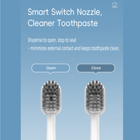 Brosses à dents manuelles de voyage à poils doux Happily Soft, brosse à dents de haute qualité avec boîte en plastique, kit avec dentifrice intégré et étui