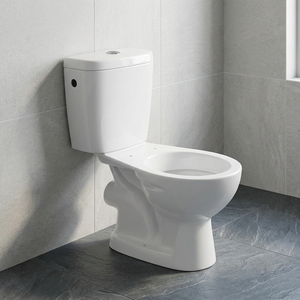 ชุดสุขภัณฑ์แบบสองชิ้น เซรามิก พร้อมระบบ P-Trap แบบ Washdown ระบบ Dual Flush แบบติดตั้งบนพื้น - Product Image 4