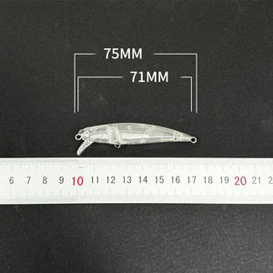 Leurre coulant INTRUDER 71S 71mm 10g, corps de leurre de pêche vierge pour crankbait, leurres durs artificiels type minnow pour <span class=keywords><strong>truite</strong></span>, brochet et black-bass - Product Image 3