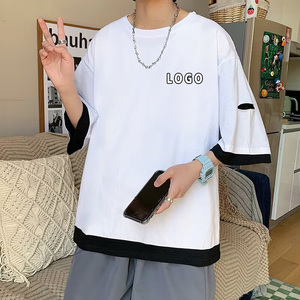 Camiseta Casual de Manga Corta para <span class=keywords><strong>Hombre</strong></span>, Material Premium, Secado Rápido, Transpirable, Suave, con Logotipo Personalizable, para Deportes, Gimnasio y Ocio - Product Image 1