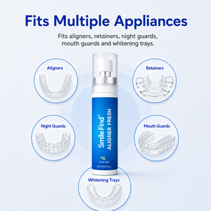 Spray bucal Smile Find para combatir el mal aliento, elimina bacterias, sabor a menta fresca, 20 ml, ideal para viajes, cuidado diario de retenedores y alineadores. - Product Image 6