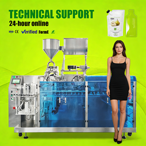 เครื่องบรรจุภัณฑ์แบบ Doypack ยอดนิยมของอเมริกา พร้อมหัวดูดสุญญากาศ สำหรับบรรจุถุงแบบตั้งได้เอง บรรจุภัณฑ์กระดาษรูปทรงลูกแพร์หิมะ - Product Image 1