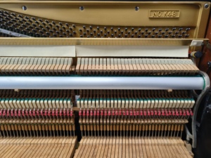 Piano vertical K48 K. de 88 teclas contrapesadas, estilo clásico negro, tapete de sonido de madera maciza, instrumentos de teclado para montar en el suelo - Product Image 6