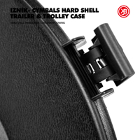JBK Drum Cymbals Abs Hard Bag case with Wheels and Trolley
