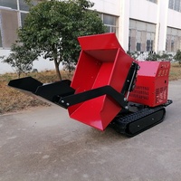 Chine sur chenilles mini dumper camion à benne basculante avec pelle à vendre