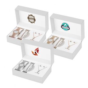 2025 Luxury Fashion <b>Watch</b> and <b>Necklace</b> Bracelet Jewellery Sets for Women with Gift Set Box - Product Image 2