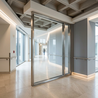 Système de panneaux vitrés ignifuges, mur-rideau en verre coupe-feu EW120 EI60 EI120 pour façades de bâtiments intérieurs et extérieurs