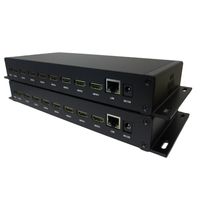 Codificador de Video IP de 8 Canales H.265 H.264 Compatible con Múltiples Canales RTSP RTMP HLS SRT