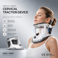 VCORE Dispositif de traction cervicale robuste, attelle de cou gonflable renforcée, modèle médical en plastique certifié CE de classe I, breveté