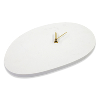 Horloge en marbre blanc Horloge murale irrégulière personnalisée Horloge numérique murale écologique
