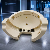 Gaojie OEM, fabrication industrielle de boîtiers de dispositifs médicaux en ABS de grande taille, services de fraisage CNC 3D, pièces en plastique, prototypage rapide