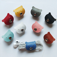 Organisateur de câbles pliable en cuir PU, enrouleur et support pour écouteurs, câbles USB et accessoires de voyage