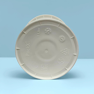 1 Liter Plastic Emmertje met Deksel, Voedselveilig, Verdikt, Handvat, Verfcontainer - Product Image 2