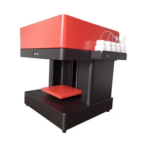 カフェショップ用の新しいデザインのケーキプリンター機食用インク食品直接コーヒープリンター機