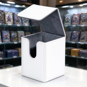 Caja de Almacenamiento Portátil de Cuero PU para Cartas Coleccionables, con Capacidad para Más de 100 Cartas, para Colecciones de TCG - Product Image 3