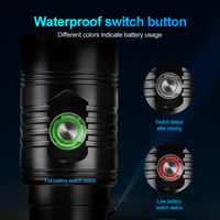 Lampe de pêche rechargeable à longue autonomie 20W 2000 Lm, étanche IP8, compacte pour les travaux sous-marins profonds, lampe de plongée LED