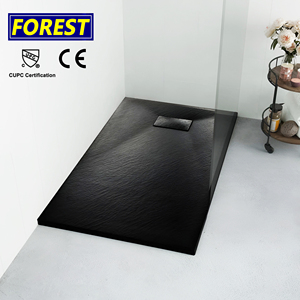 <span class=keywords><strong>Plato</strong></span> de Ducha Moderno para Cuarto de Baño, <span class=keywords><strong>Plato</strong></span> de Ducha SMC con Superficie Texturizada, Material Acrílico Imitación Mármol - Product Image 5