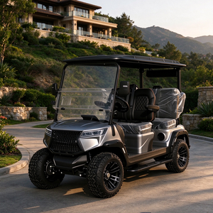 Carrito de Golf de Litio de 4 Plazas con Pantalla Táctil Grande, Compatible con Reproducción de Música por Bluetooth - Product Image 1