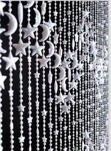 ม่านประตูประดับลูกปัดรูปดวงจันทร์และดวงดาวเรืองแสงในที่มืด สำหรับตกแต่งบ้าน - Product Image 5