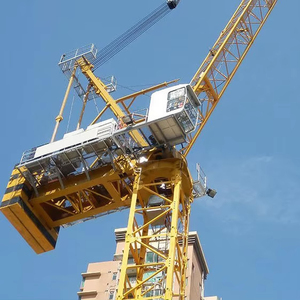 Grúa Torre de Plataforma Plana N6515-10A de 10t para Construcción de <span class=keywords><strong>Edificios</strong></span> de Gran Altura, Equipo de Elevación para Obras de Construcción a Gran Escala - Product Image 1