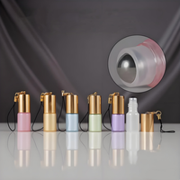 WOGU 5ml 3ml Mini Flacon Roll-on Vide en Verre pour Cosmétiques de Voyage, Parfum et Huiles Essentielles avec Bouchon à Chaîne