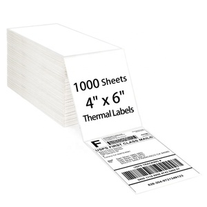 Verpackungsetiketten 4x6 Direkt-Thermoetiketten für Karton-Papierumwicklung Versanddruck FSC-Zertifiziert - Product Image 1