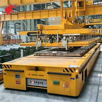 Chariot de transfert électrique sans rail à batterie pour le levage de matériaux, AGV 10, 20, 30 tonnes, à vendre