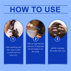 新デザイン プライベートブランド 発毛促進 ブルーカッパーペプチド ヘアセラム カッパーペプチド 育毛セラム - Product Image 6