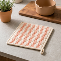 Porte-ustensiles en lin de qualité supérieure |   Tapis de cuisson matelassé résistant à la chaleur pour la cuisson et la pâtisserie. Tapis de protection matelassé durable pour la maison et la restauration